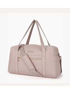 BAGSMART Weekender overnight bag pink